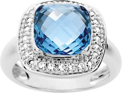 Bague Bleu ciel