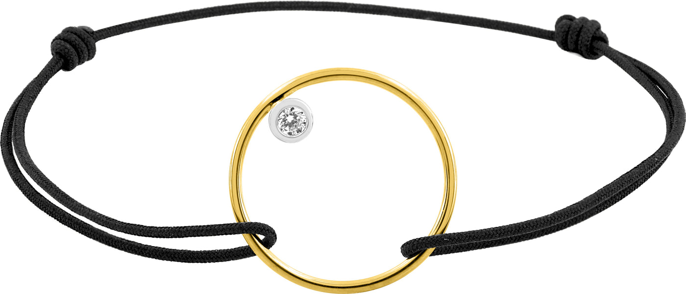 Bracelet Cordon Or Jaune