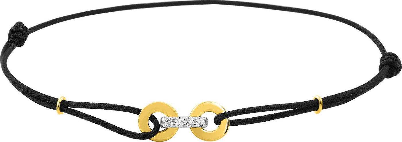 Bracelet Cordon Or Jaune