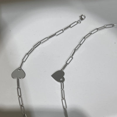 Bracelet Cœur Argent 925