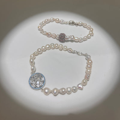 Bracelet en perles d’eau baraque