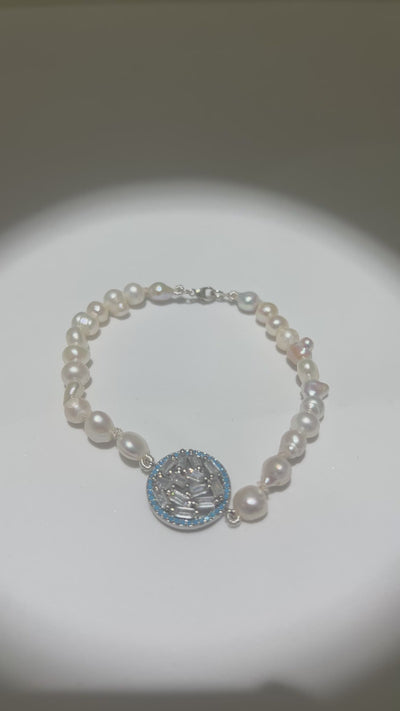 Bracelet en perles d’eau baraque