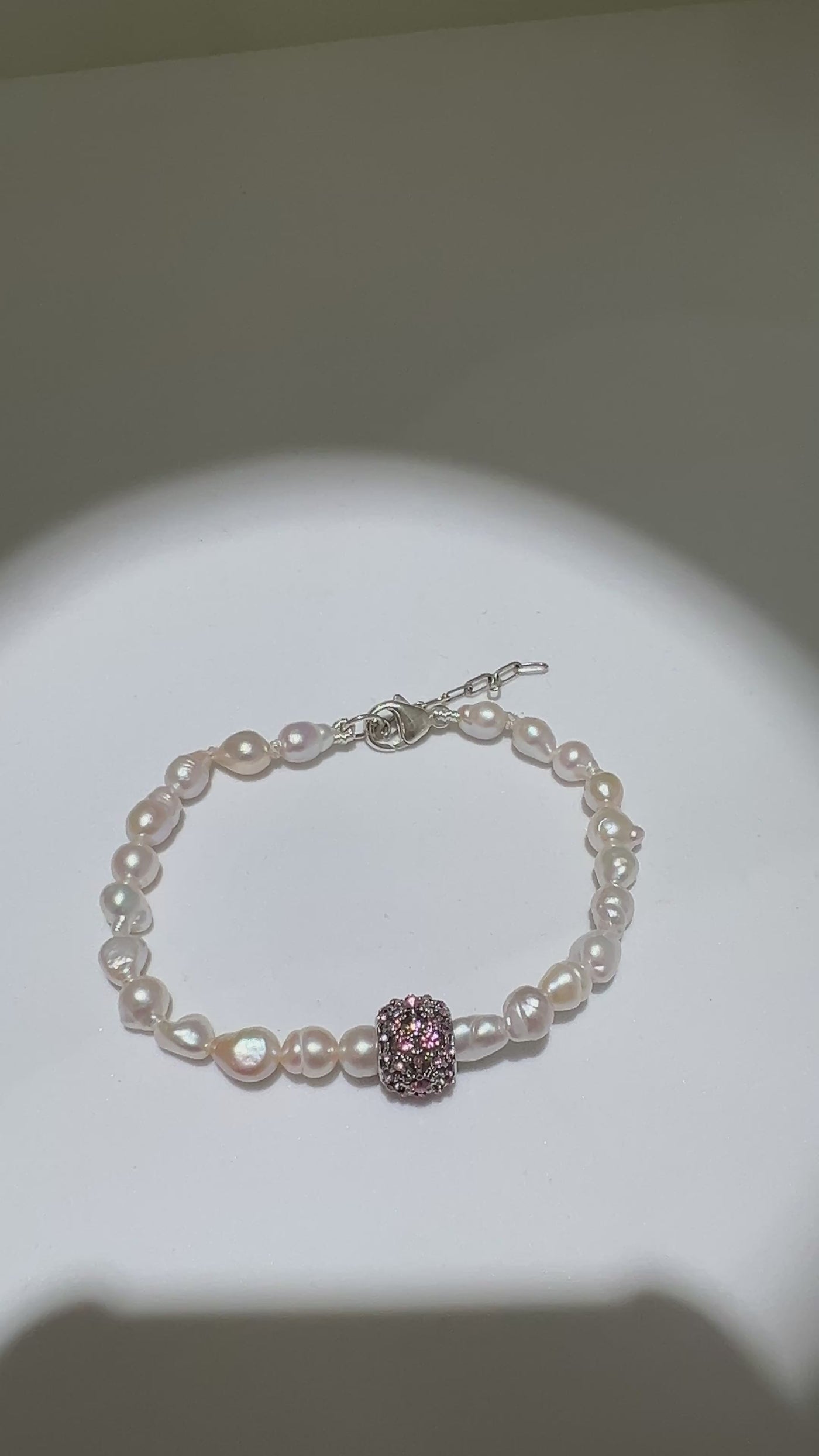 Bracelet en perles d’eau baraque